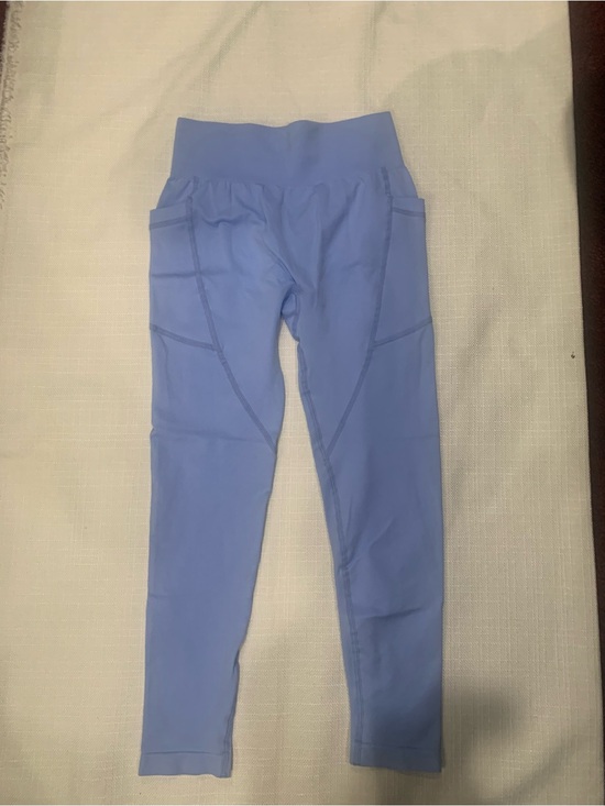 TikTok Chaoya2023 Pants - (NWT) High Waisted Periwinkle Blue Seamless Pocket Leggings Size